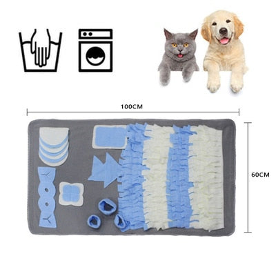 Dog Mat Sniffing Pad Blanket Training Puzzle