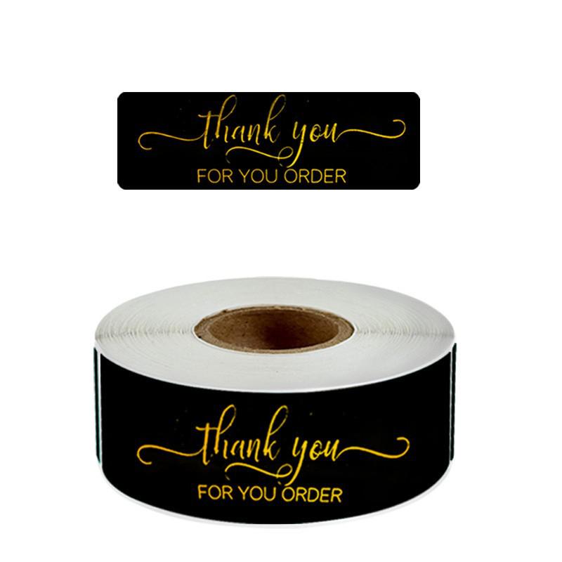 Thank You for Your Order Stickers Roll Seal Labels