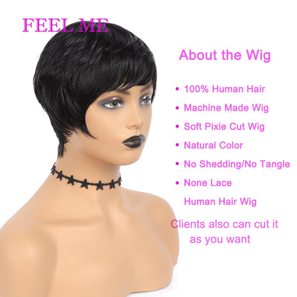 Beauty Straight Hair Peruvian Remy Human Hair Wig