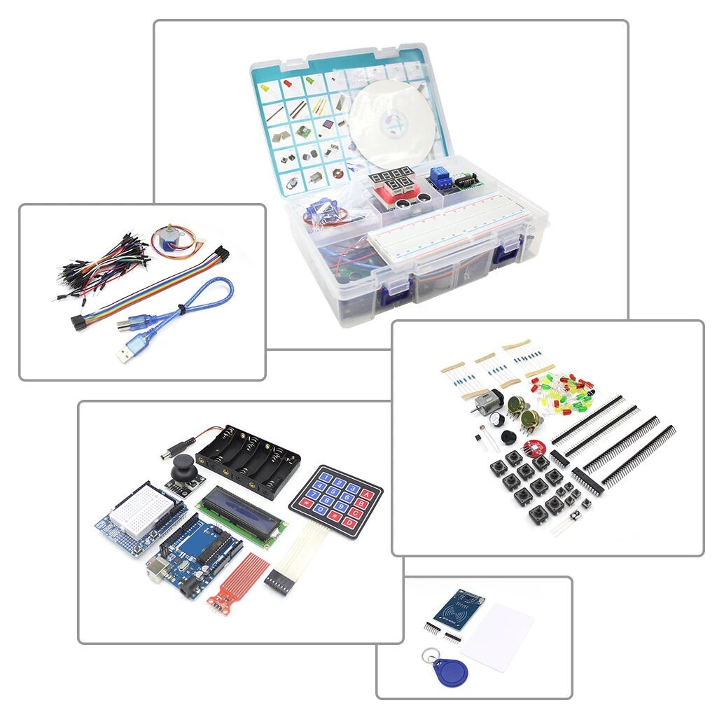 Starter Kit for Arduino Uno Breadboard and holder