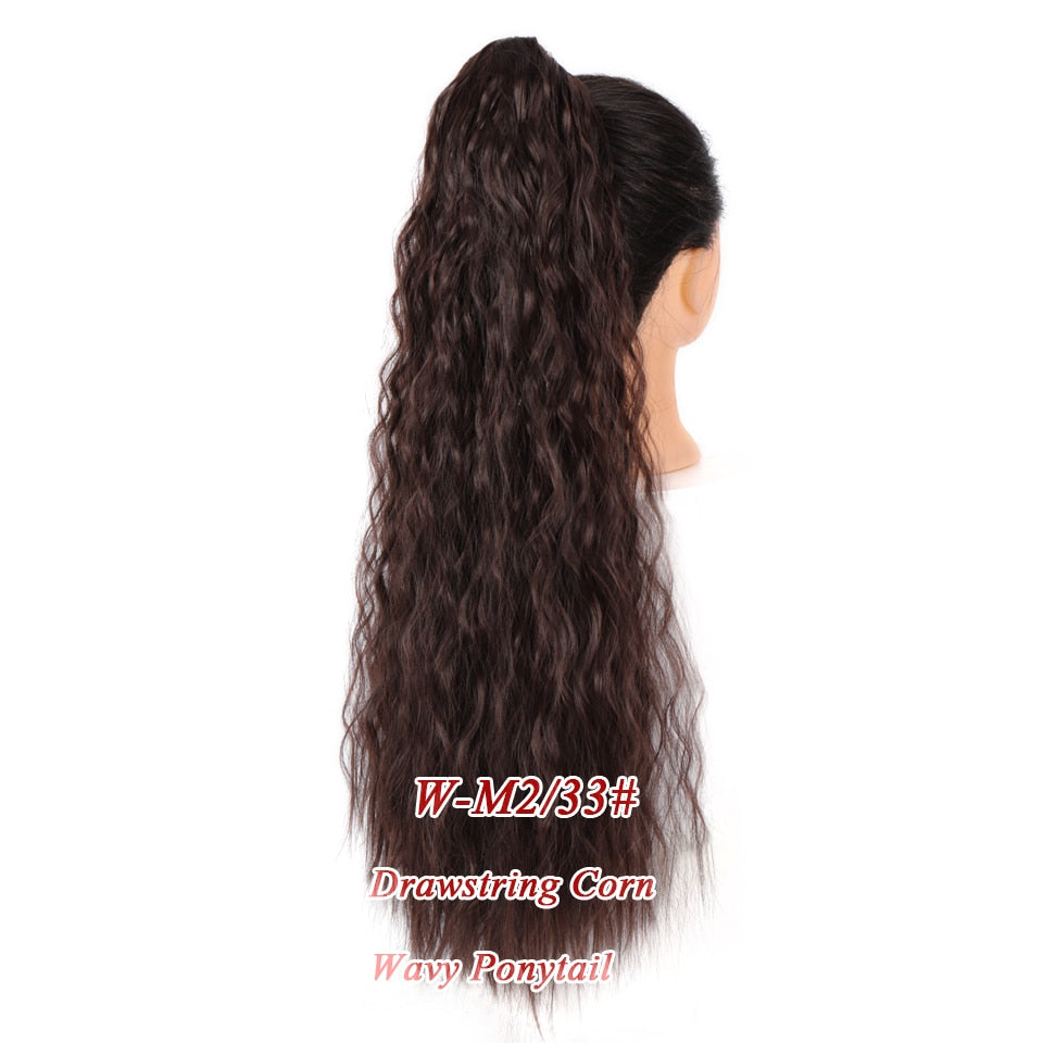 Beauty WTB Long Afro Kinky Curly Ponytail for Women