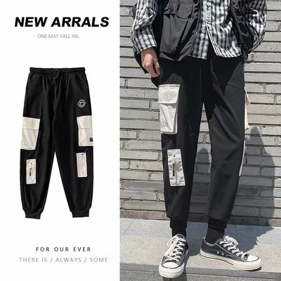 Streetwear Men's Multi Pockets Cargo Harem Pants