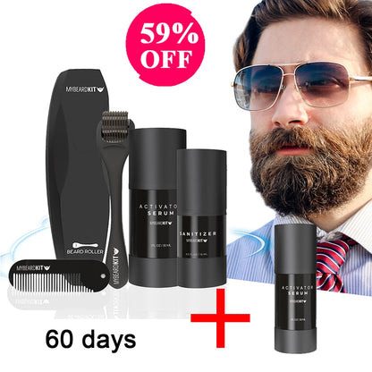 Beard Growth Kit For Men Organic Beard Oil