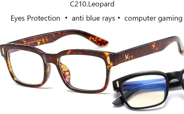 Blue Ray Computer Glasses Men Screen Radiation Eyewear