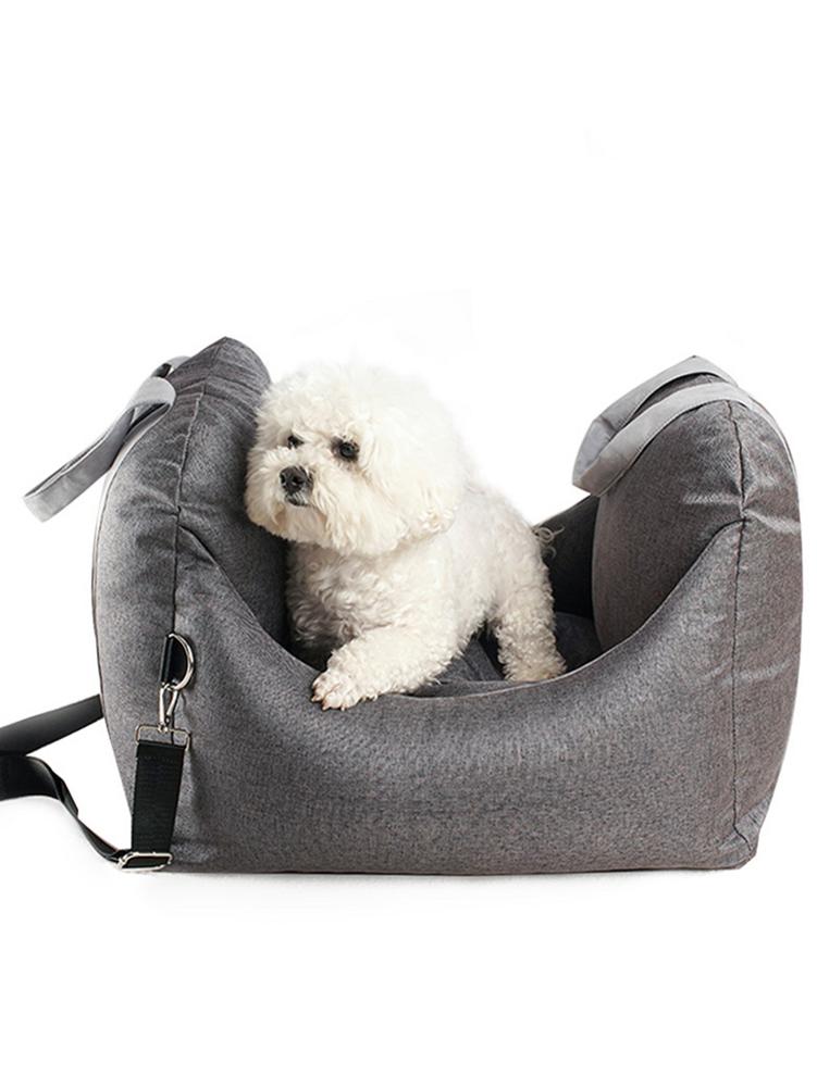 Dog Car Seat Travel Pet Booster Seat With Handles