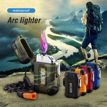 New Dual Arc USB Electronic Lighter Outdoor