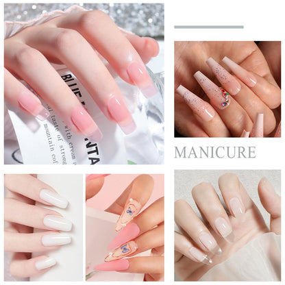 Beauty Acrylic Powder Set Pink White Clear Acrylic Nail Kit for Nails Extension