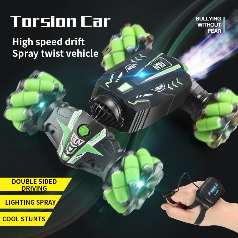 Gesture Sensing Spray Twisting Stunt Drift Car