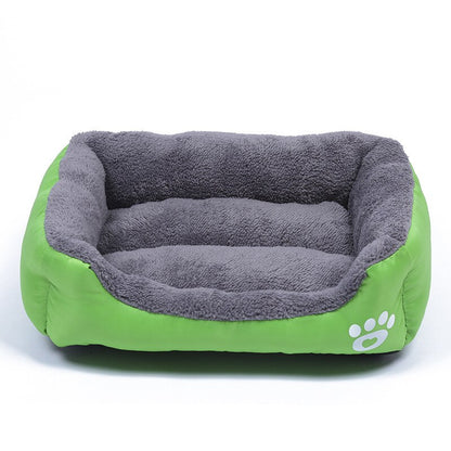 Dogs Bed Basket House  Soft Fleece Warm Bed