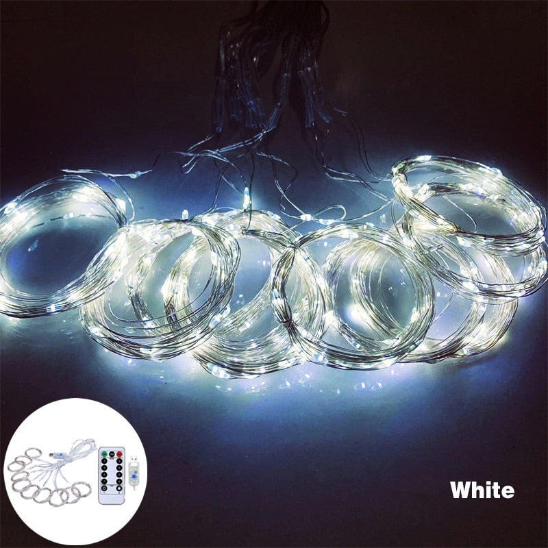 LED Curtain String Light Christmas Decorations