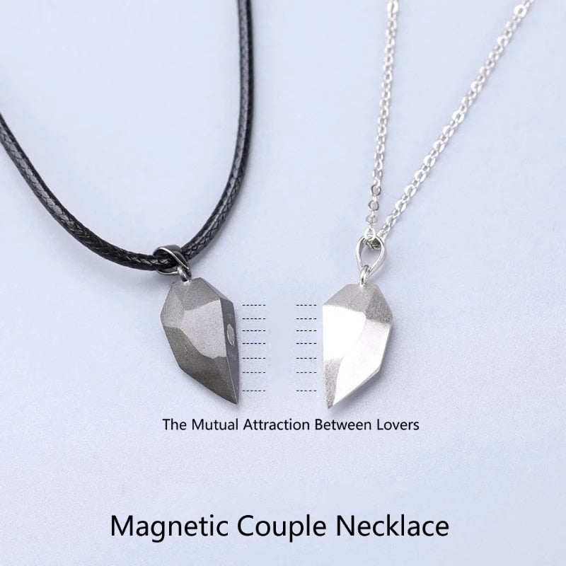 2 Pieces Magnetic Couple Necklace
