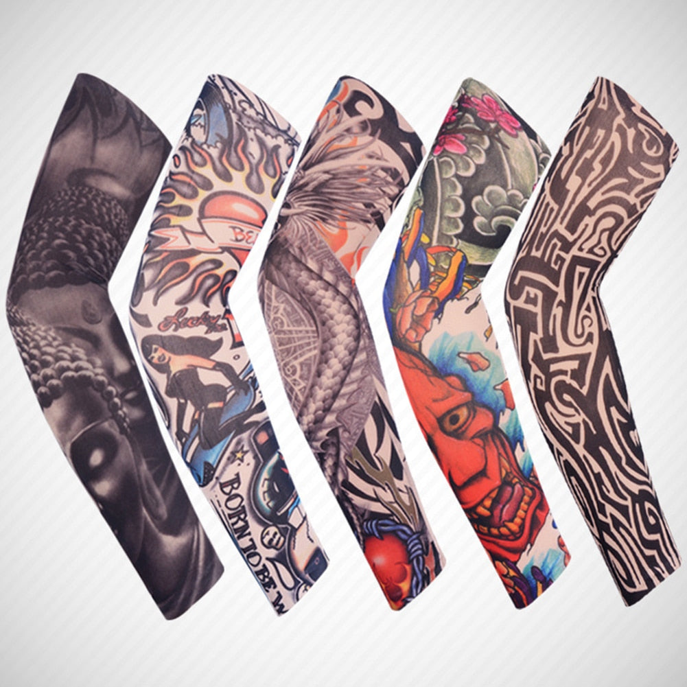 Street Tattoo Arm Sleeves Sun UV Protection