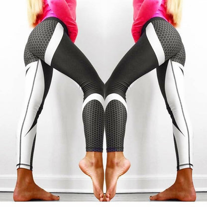 Women Sexy Push Up Printed Pants Fitness Leggings
