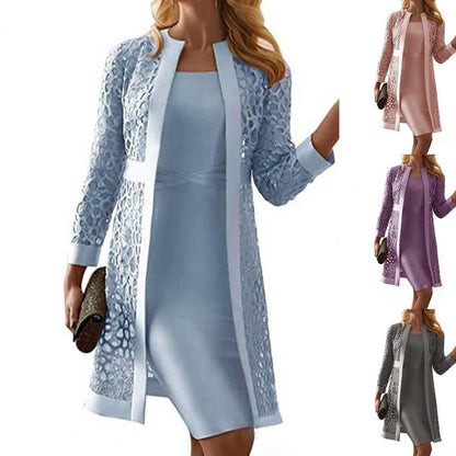 Women Dresses Outfit Cardigan Long Sleeve