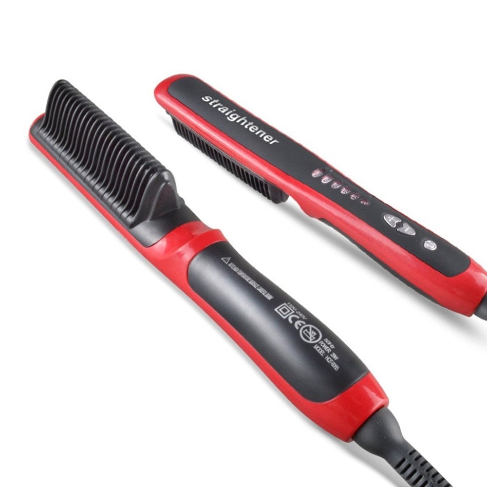 Men Beard Straightener Ceramic Hair Straighteners