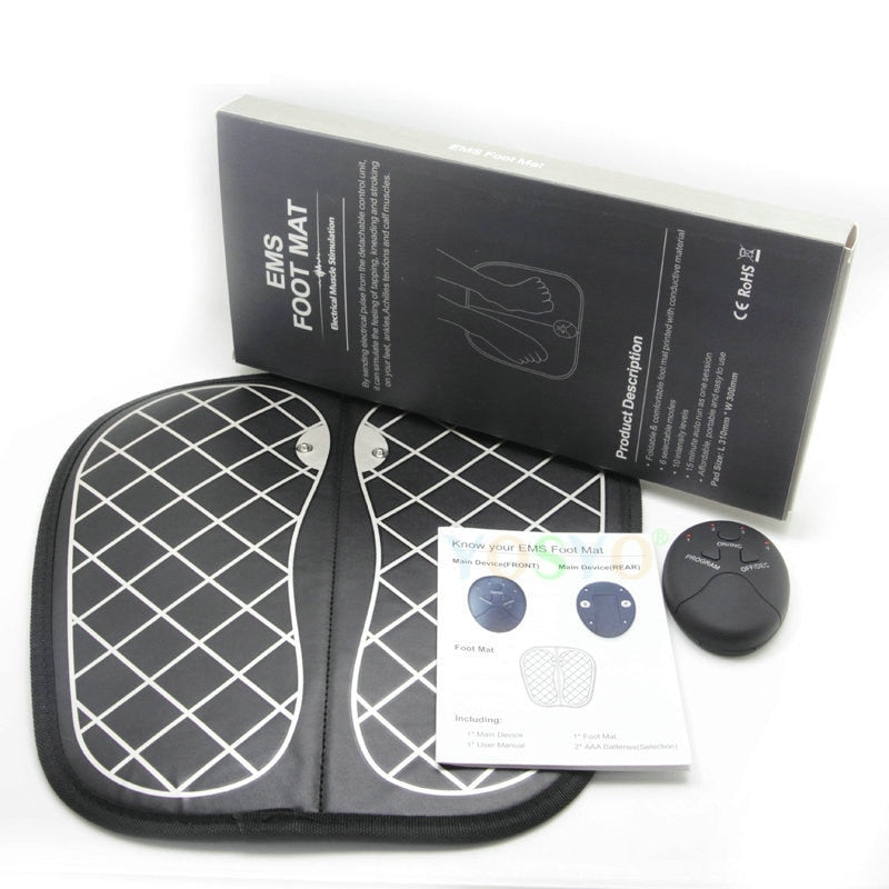Electric EMS Foot Massager Pad Feet Muscle Stimulator Health Product