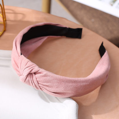 Wide Top Knot Hair Bands For Women Headdress