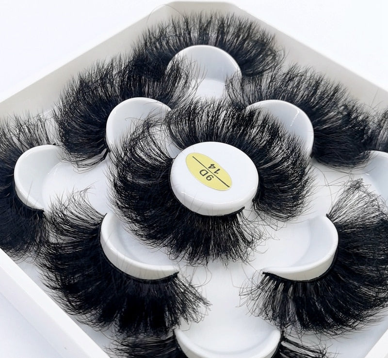 Beauty 3D Mink Lashes Bulk Faux with Custom Box Wispy