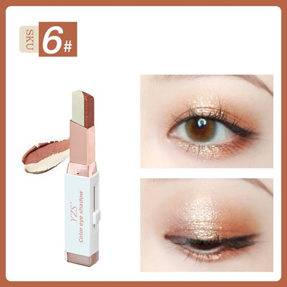 Beauty Cosmetics Two Tone Eyeshadow Bar Makeup Eyeshadow