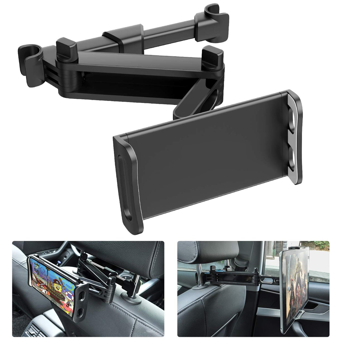 Telescopic Car Rear Pillow Phone Holder Tablet Car Stand
