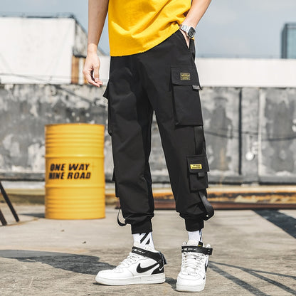New Joggers Cargo Pants for Men Casual Hip Hop Pocket