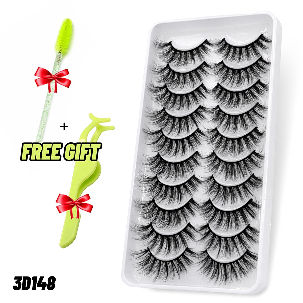 Beauty 3D Faux Mink Lashes Fluffy Soft Wispy