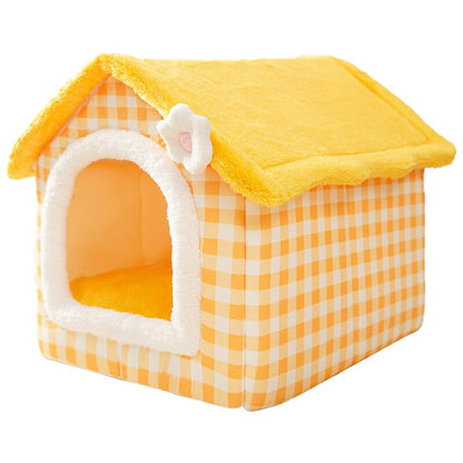 Pet House Warm Enclosed Bed Cave Tent