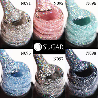 Beauty Glitter Gel Nail Polish Sparkly Sequins UV LED