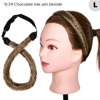 Fishbone Braids Twist Elastic Hair Headband