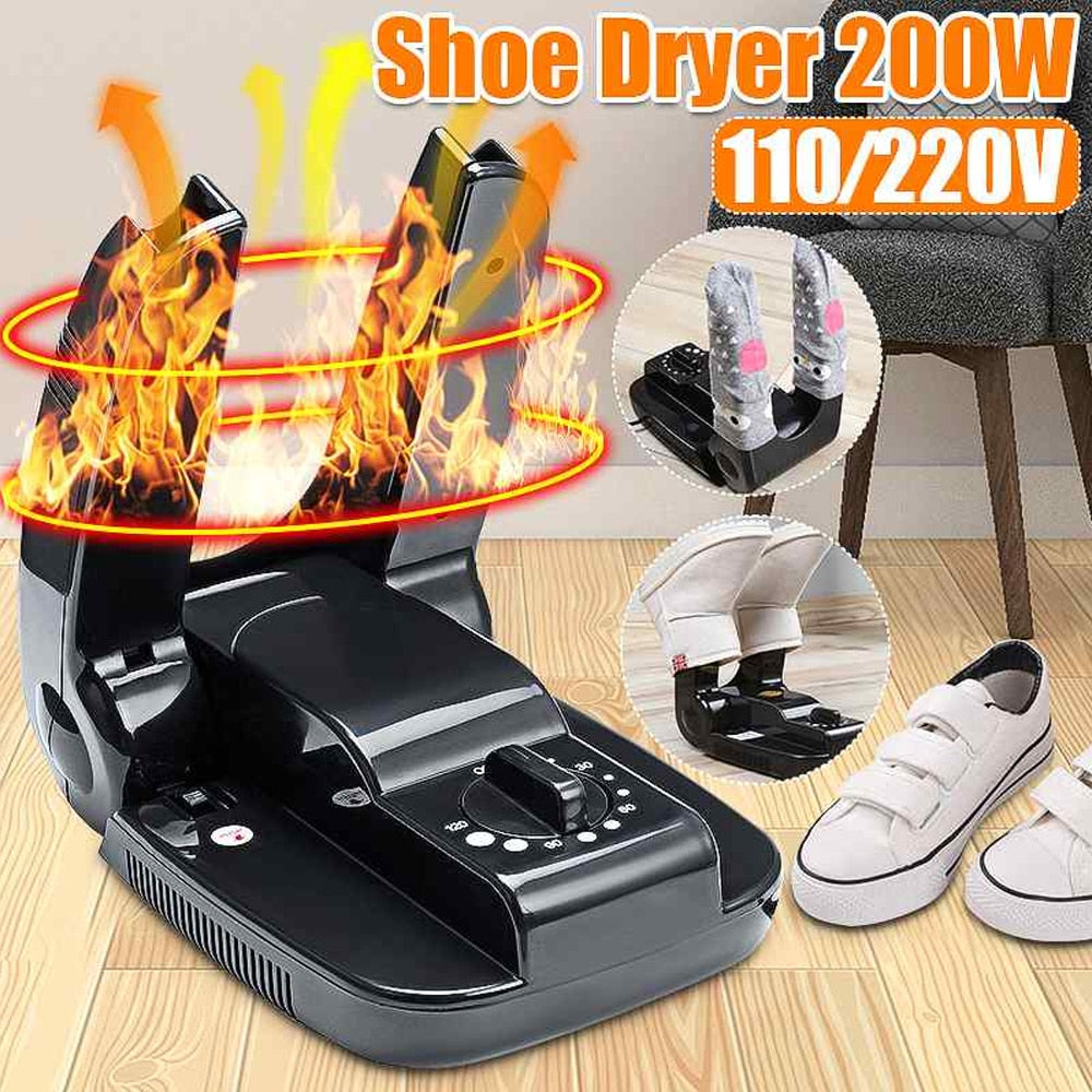 Portable 200W intelligent Electric Shoe Dryer Drying Warmer