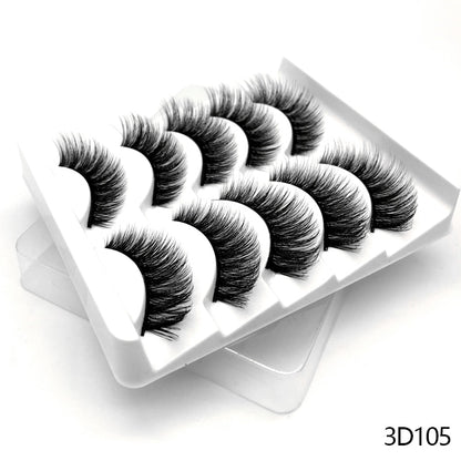 Beauty 3D Faux Mink Lashes Fluffy Soft Wispy