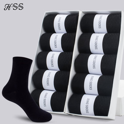 Men's Cotton Socks New Style Black Business Socks