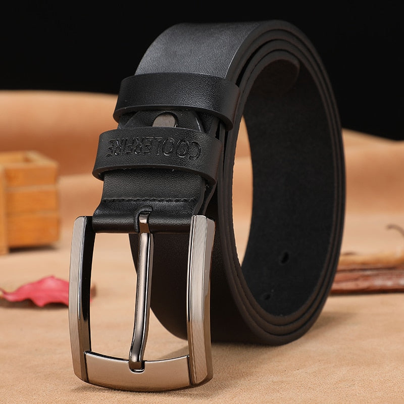Genuine leather belt luxury designer belts cowskin