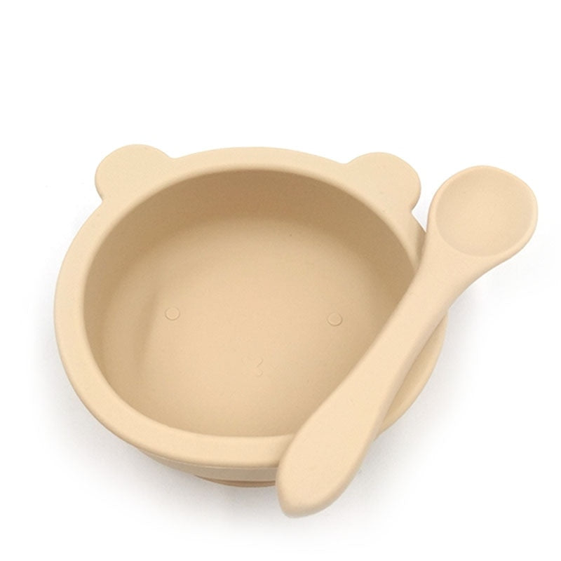 New Silicone Baby Feeding Bowl Tableware