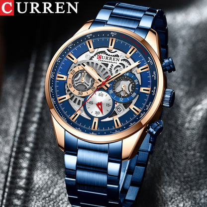 CURREN New Men's Casual Sports Watch, Top Luxury Brand Men's Watch