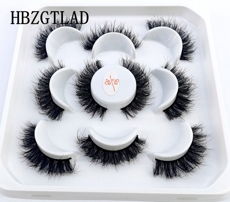 Beauty 3D Mink Lashes Bulk Faux with Custom Box Wispy