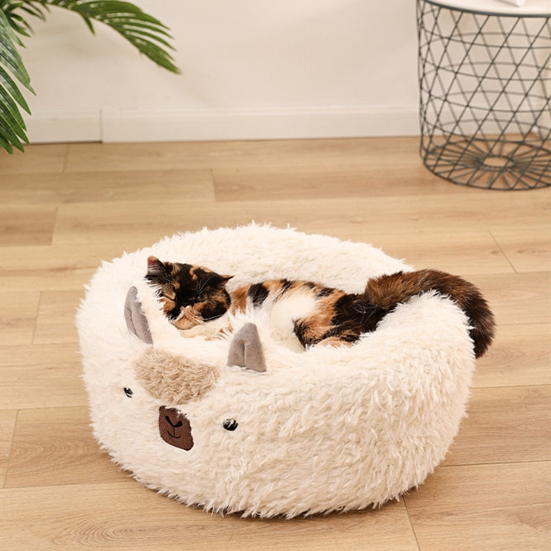 Super Soft Pet Bed Kennel Alpaca Series