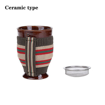 Moxibustion Ceramic Jar Zisha Scraping Cup Warm Compress Health Product