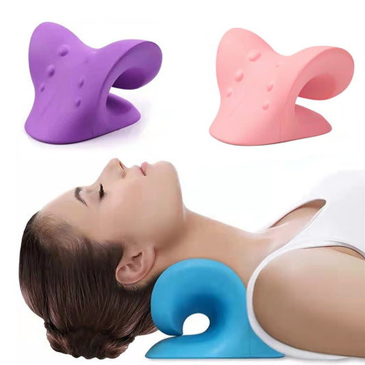 Neck Massage Pillow Neck Shoulder Chiropractic Traction Health Product