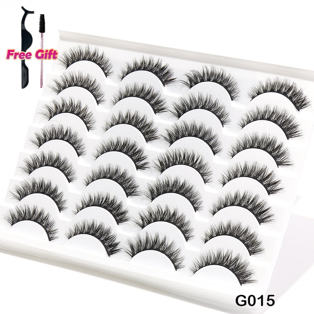 Beauty Natural False Eyelashes Dramatic 3D Mink Lashes