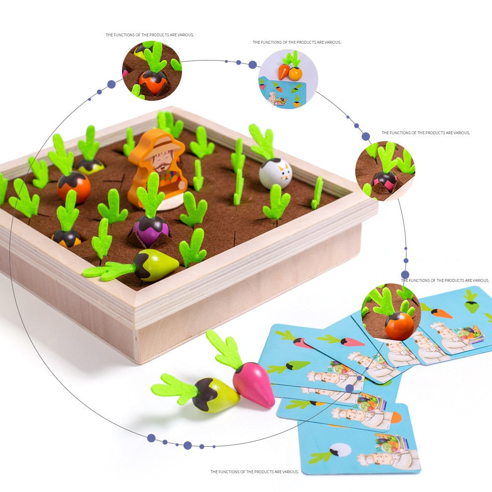 New Vegetable Memory Wooden Educational Toys
