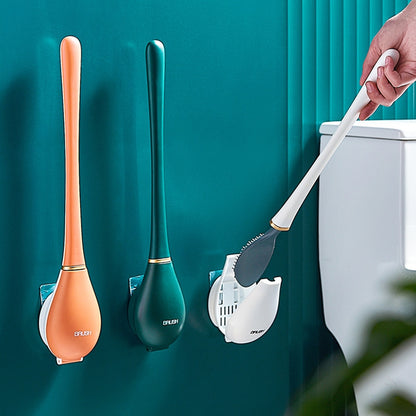 Modern Silicone Toilet Brushes with Holder