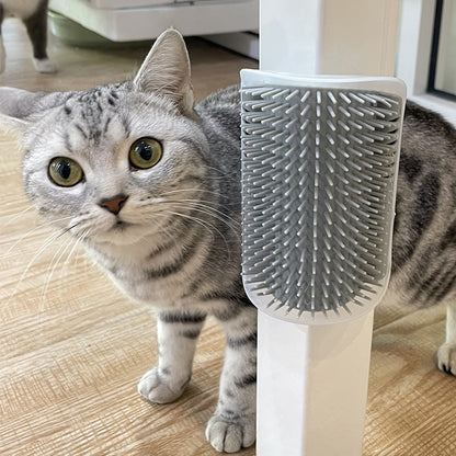 Cat Self Groomer With Catnip Soft Cats Wall Corner