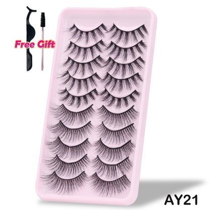 Beauty Natural False Eyelashes Dramatic 3D Mink Lashes