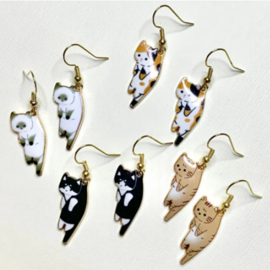 Dangling Cat Earrings Dangle Cat Earrings