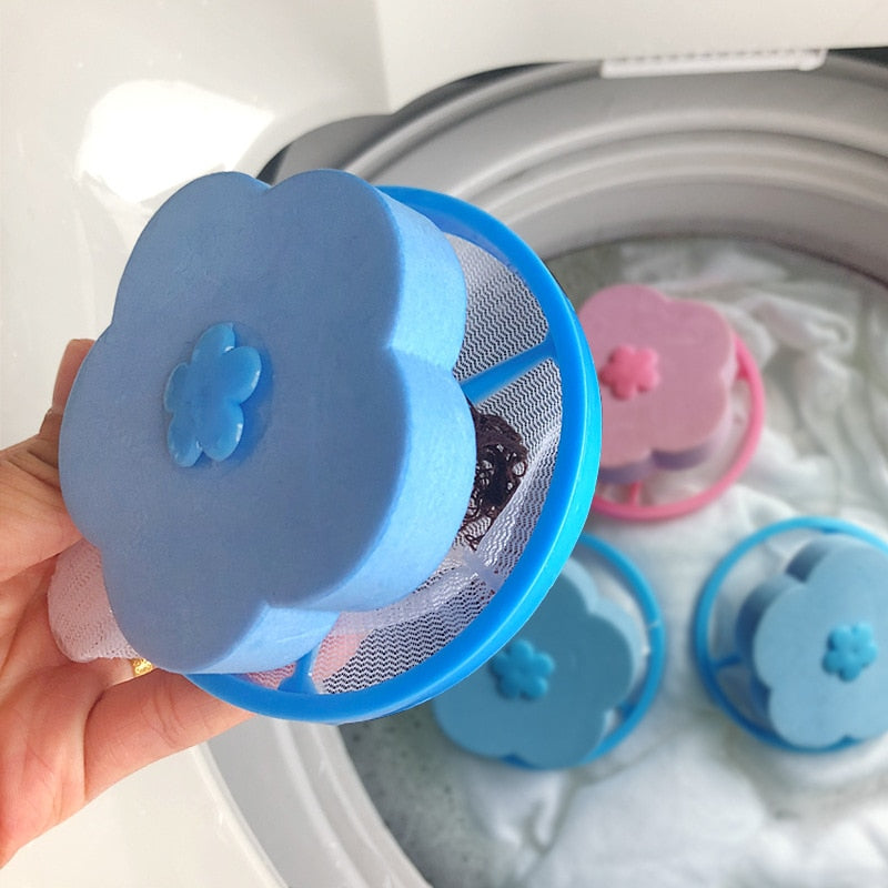 Washing Machine Hair Filter Floating Pet Fur Lint Hair Removal
