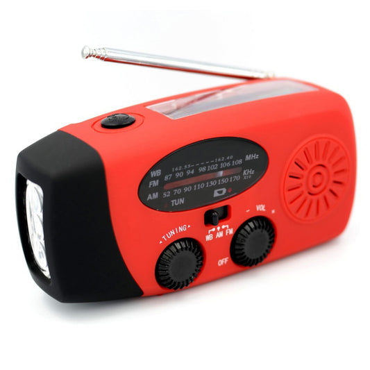 Multifunctional Hand Radio Solar Crank Dynamo
