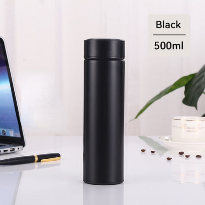 500ml smart thermos water bottle digital