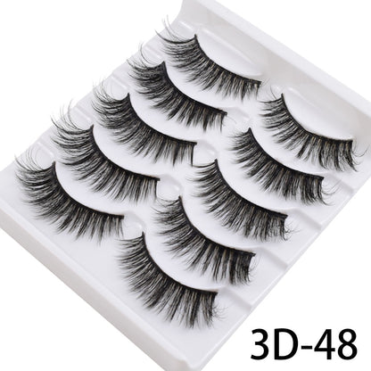 Beauty Natural False Eyelashes Dramatic 3D Mink Lashes