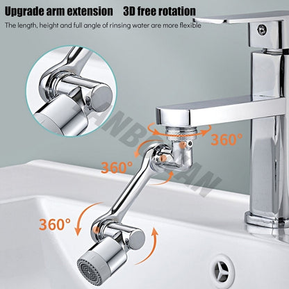 Universal 1080° Rotatable Faucet Aerator Extender